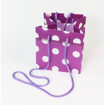 plastic potted bag custom printed flower carrier carry bag PP transparent bag with hanging ribbon